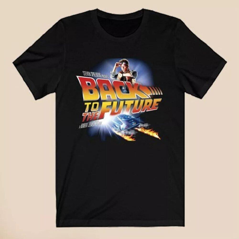 Back To The Future Movie Shirt Unisex Graphic Tee Sci-Fi Film Tshirt